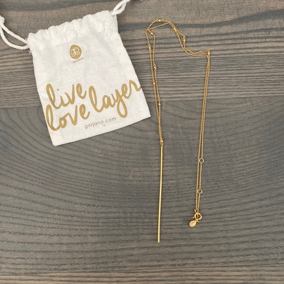 Gorjana Jewelry - Gorjana Kali Vertical Bar Drop Necklace NWOT